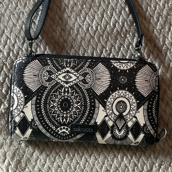 Sakroots large smartphone crossbody bag clutch purse adjustable strap EUC - Picture 10 of 10